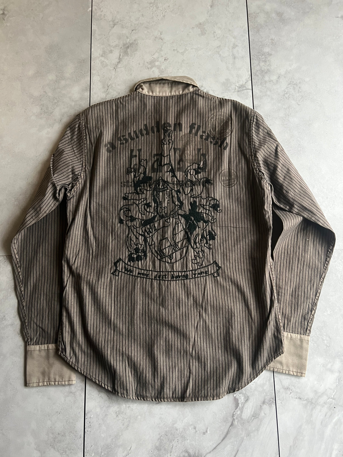 Halb “A Sudden Flash” Cotton Printed Button Up NWT