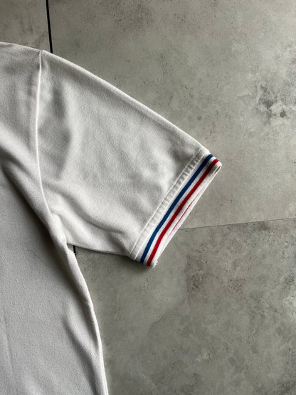Semantic Design Layered Collar Polo Shirt