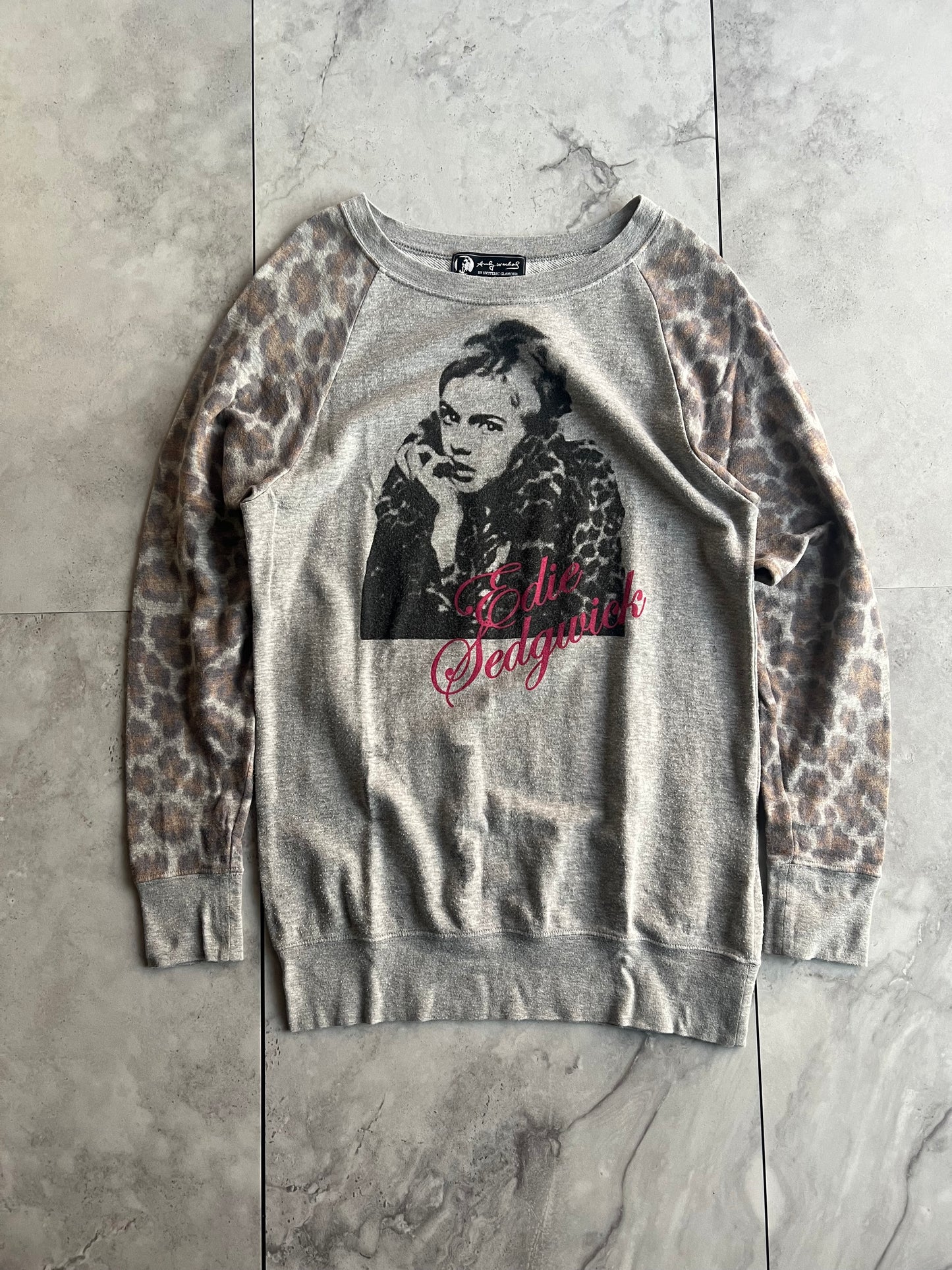 Hysteric Glamour Cheetah Sleeve Sweater