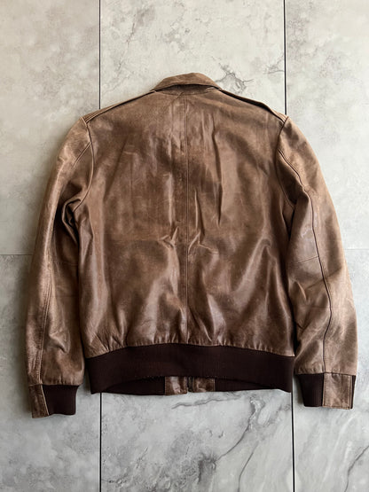 Regina Franco  Side-Zip Leather Jackey
