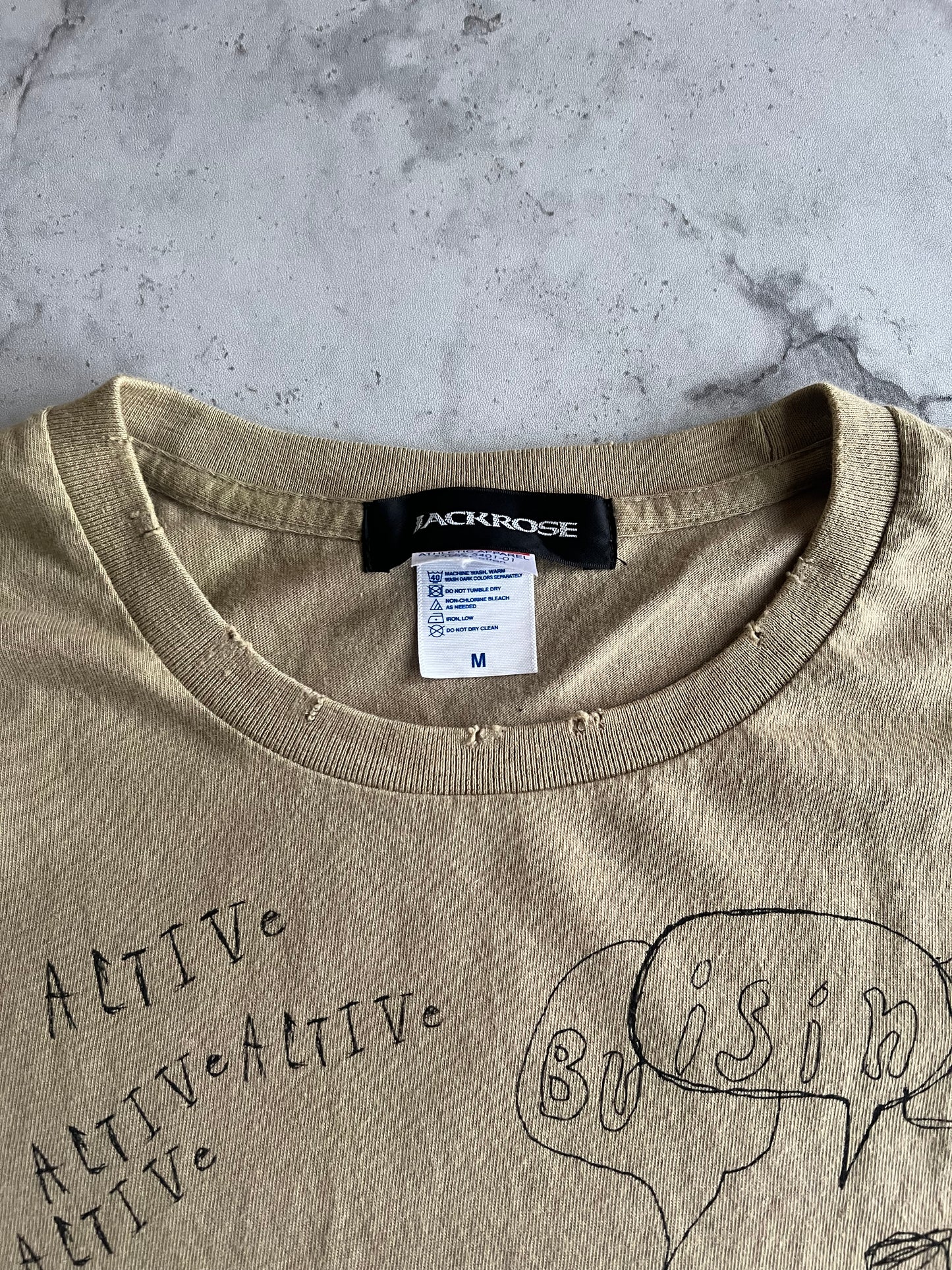Jackrose “Alive” Distressed Tee