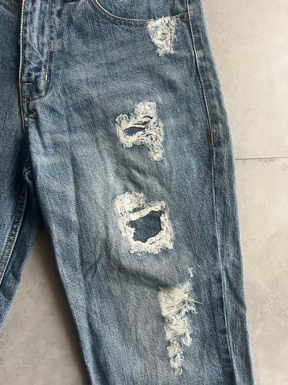 Jackrose Distressed Denim Shorts