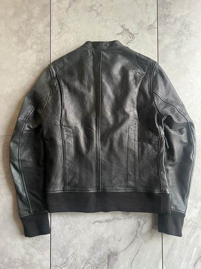 Shama Grain Leather Double Pocket Jacket