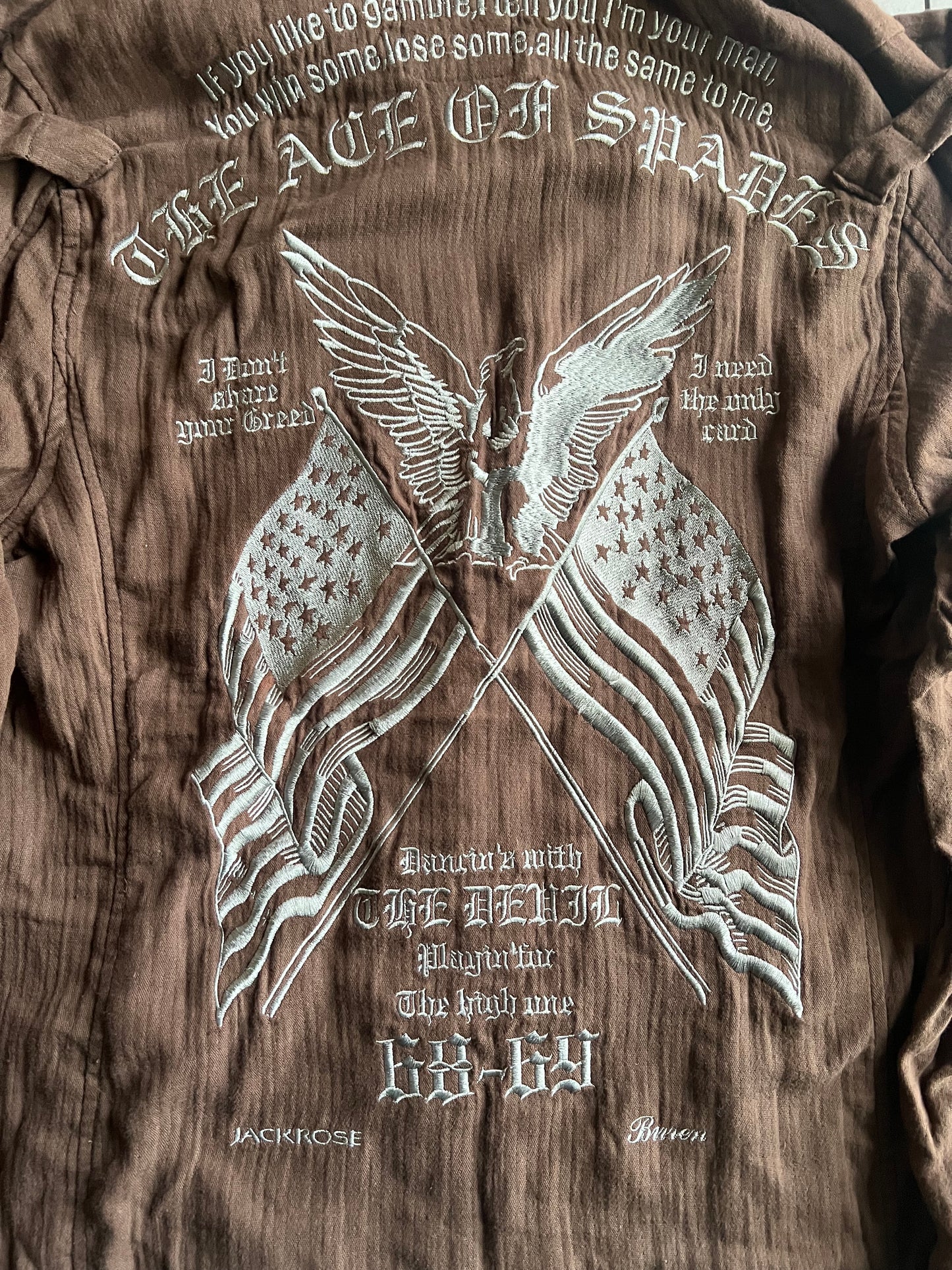 Burden Embroidered M-65  Military Jacket