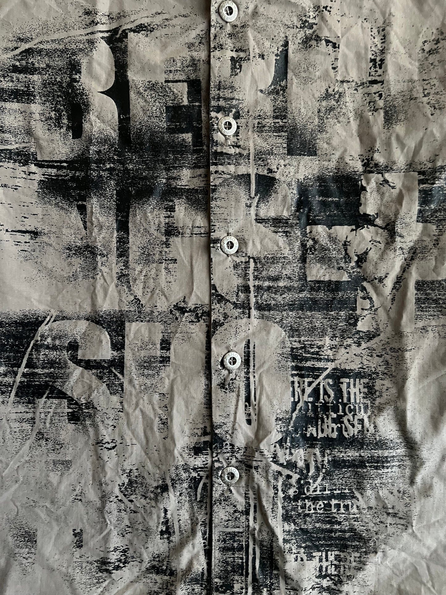 Bernings Sho Graphic Button Up Shirt