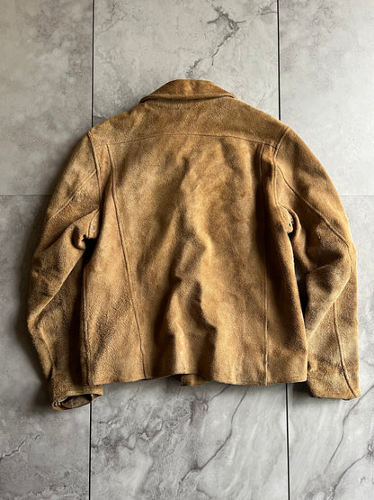 Vintage Suede Leather Rider Jacket