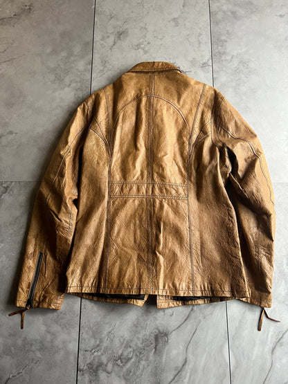 Morgan Homme 10th Anniversary Quad Zip Leather Jacket