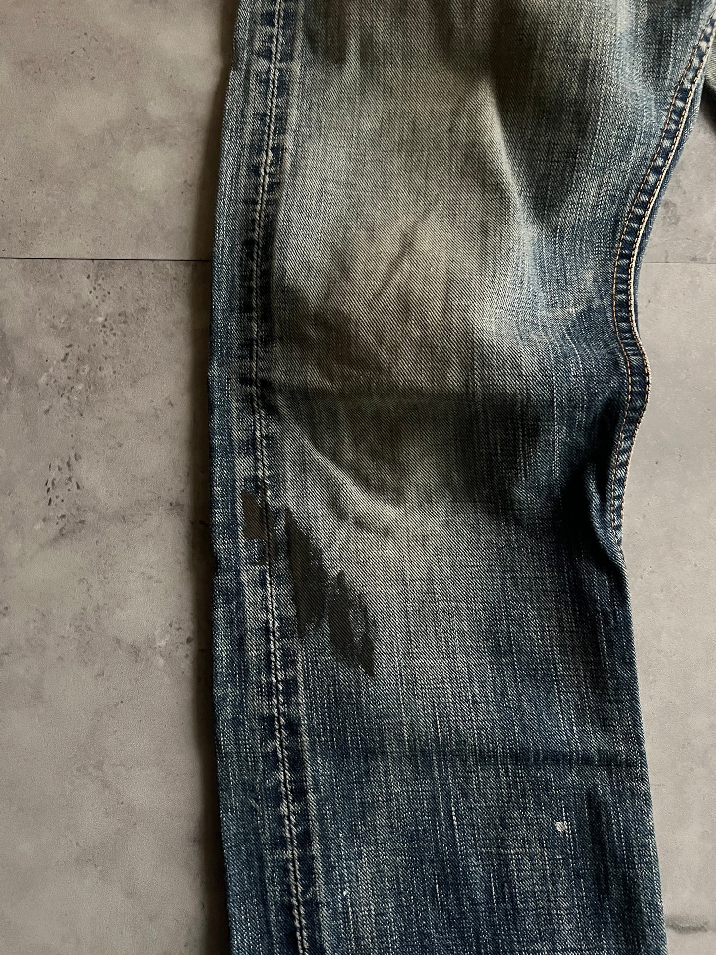 John Bull Rust Washed Zipper Pocket Denim