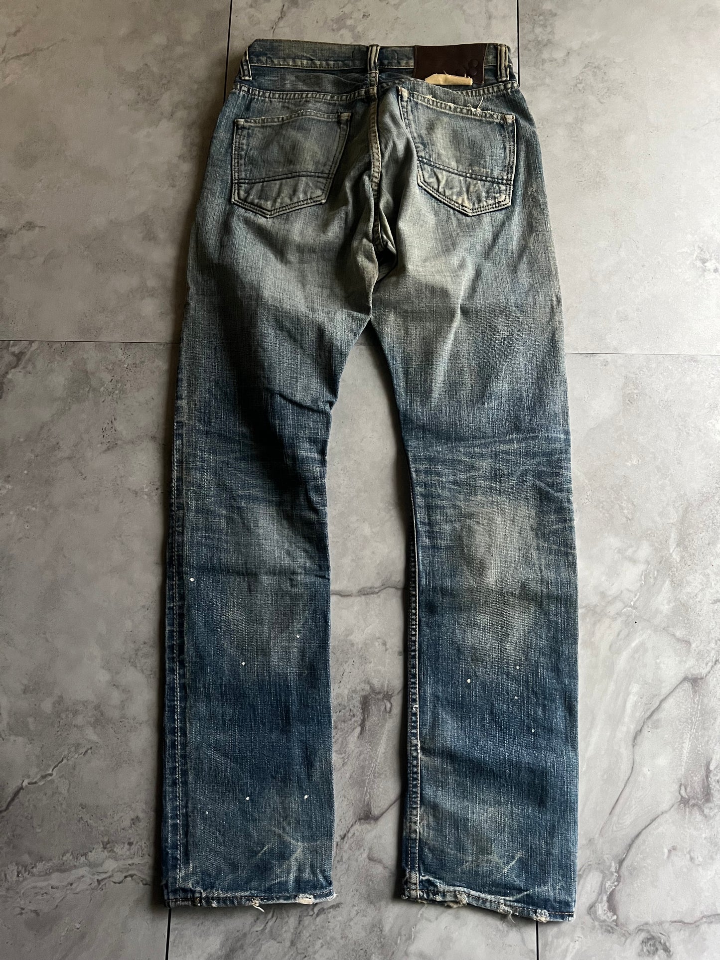 John Bull Rust Washed Zipper Pocket Denim