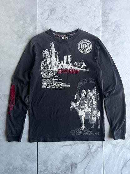 Geronimo Tribal Embroidered Long Sleeve