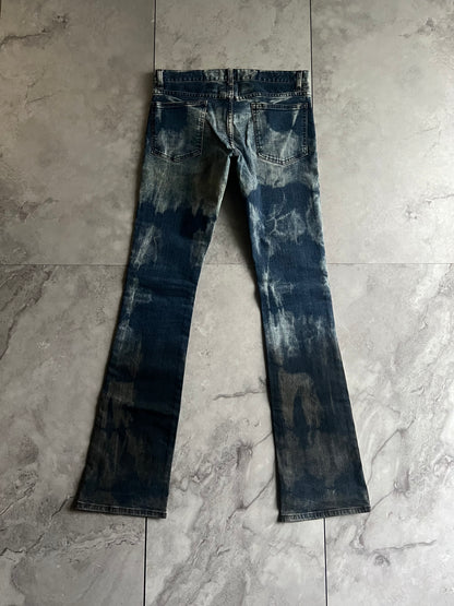 Schlussel “Ocean Spill” Variation Bootcut Flared Denim