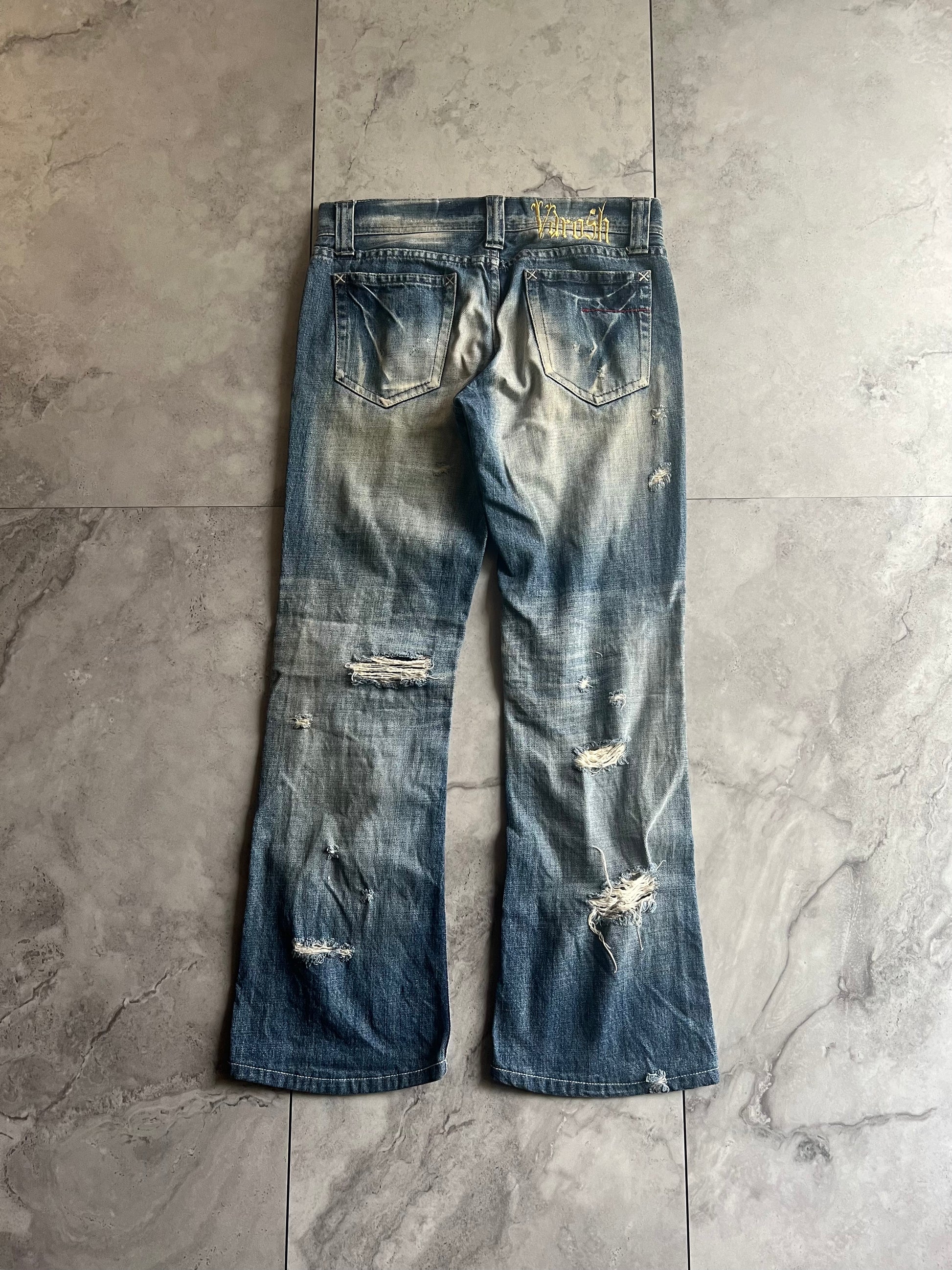 Varosh Early 2000’s Distressed Denim