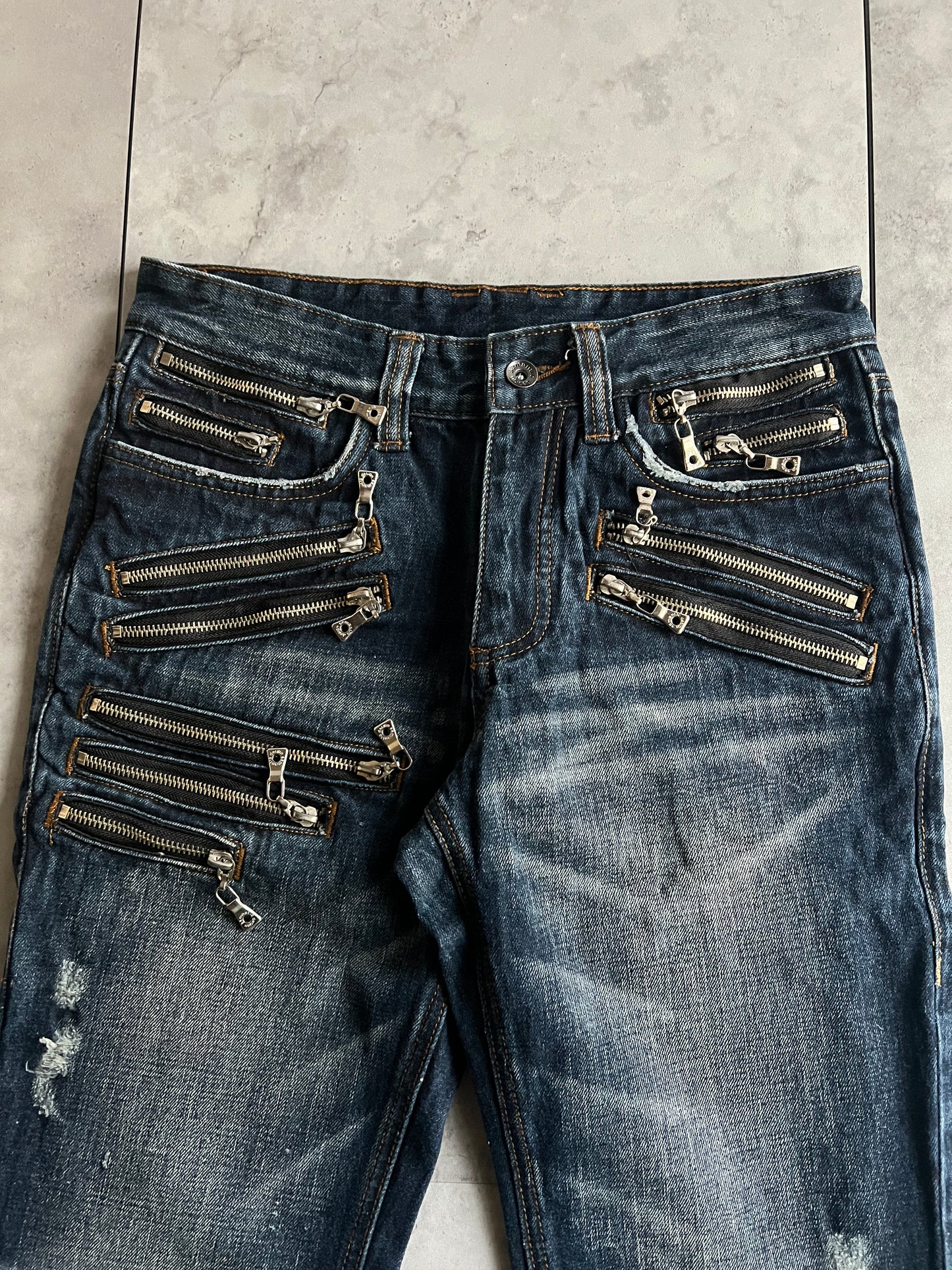 Semantic Design Crazy Zipper Pants