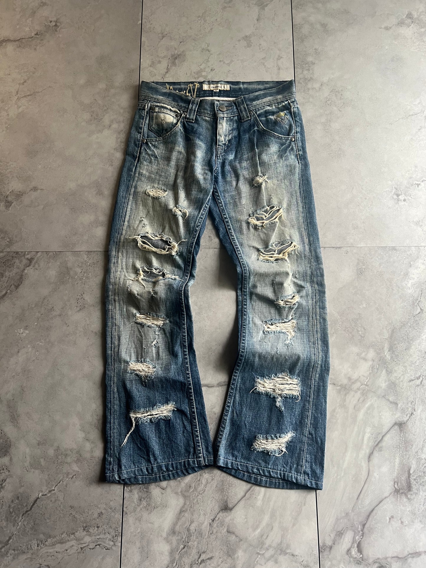 Varosh Early 2000’s Distressed Denim