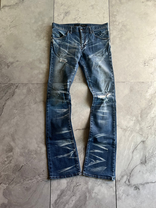 Schlussel Whiskered Bootcut Denim