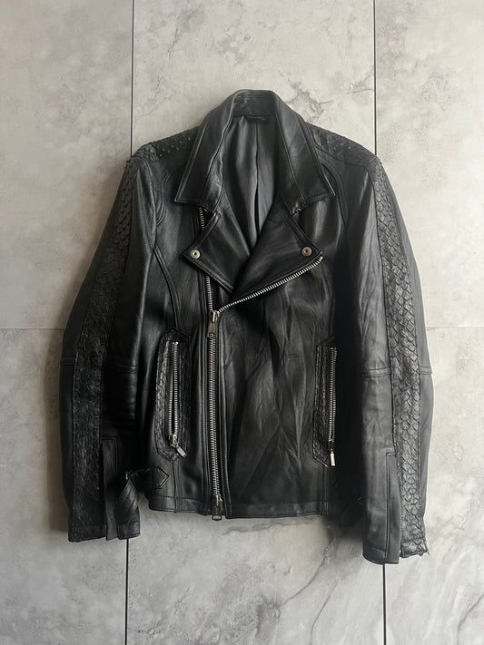 Tornado Mart “Dragon” Snakeskin Leather Rider Jacket