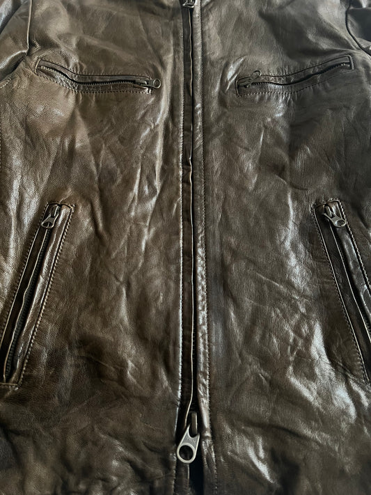 291295 Homme Sheepskin Leather Jacket