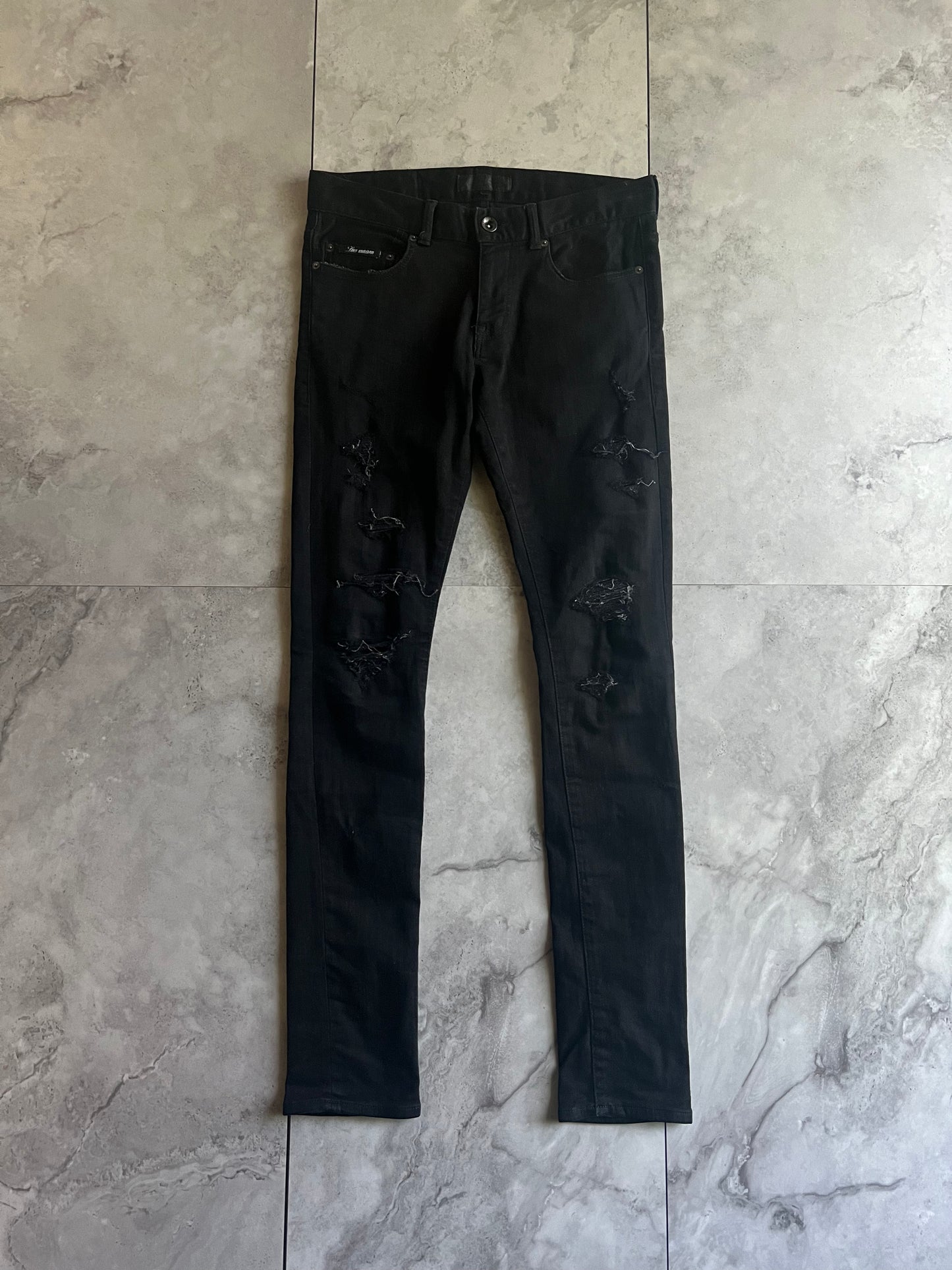 Jackrose Light Distressed Skinny Jeans