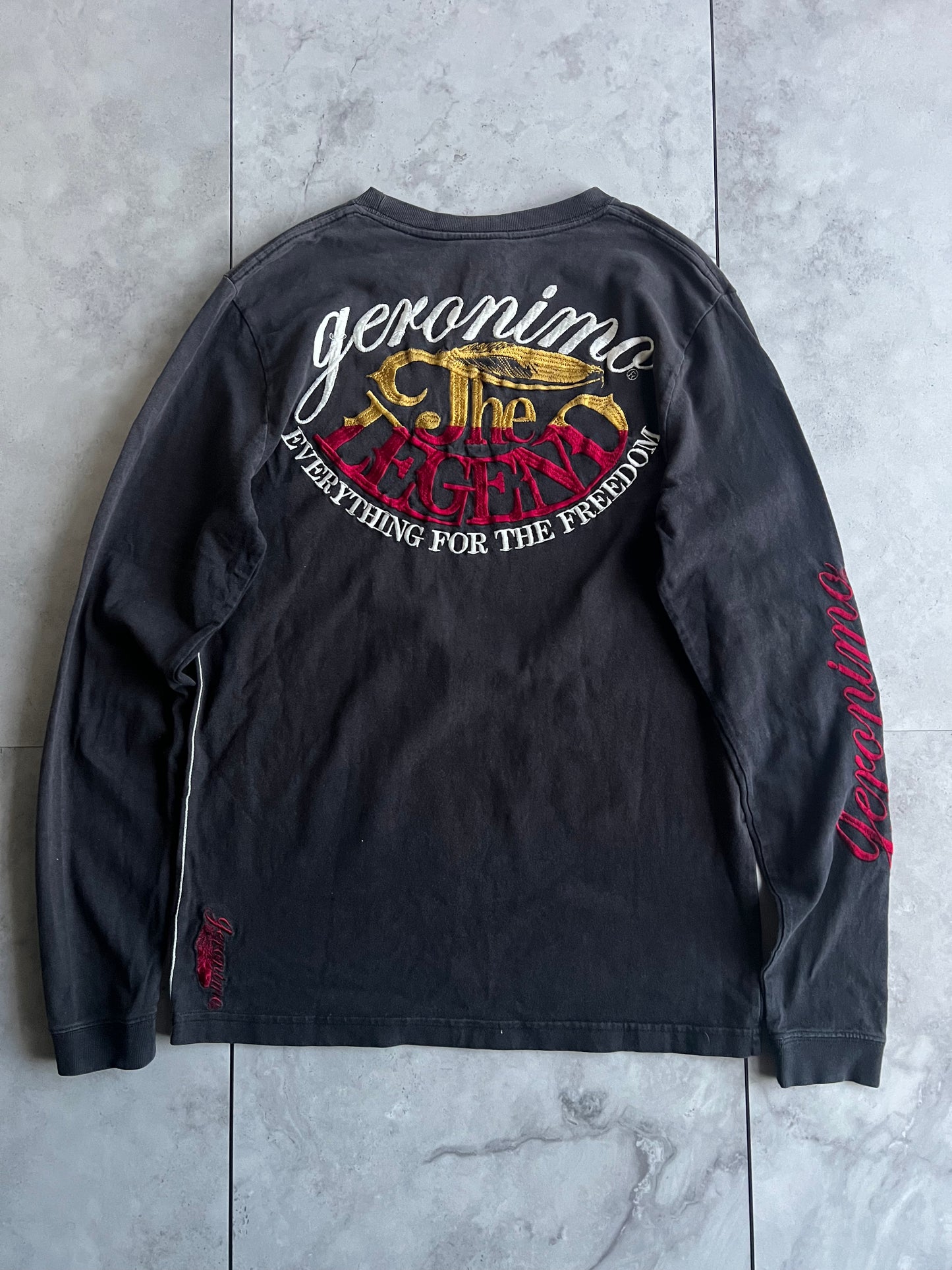 Geronimo Tribal Embroidered Long Sleeve