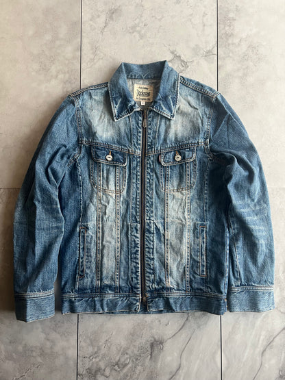 Jackrose Zip-Up Denim Jacket