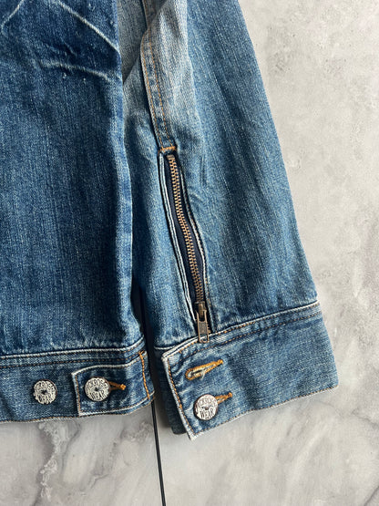 Jackrose Zip-Up Denim Jacket
