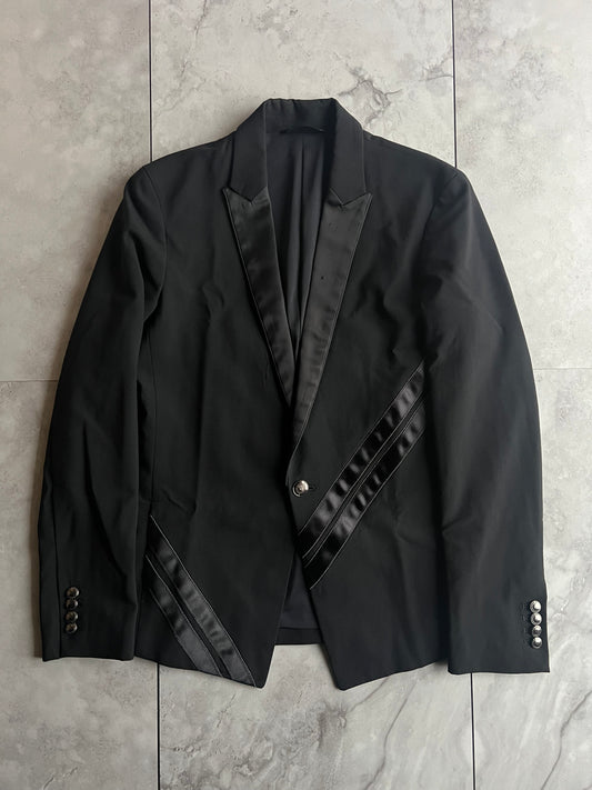 Sos Te Nuto Wool Paneled Tailored Blazer