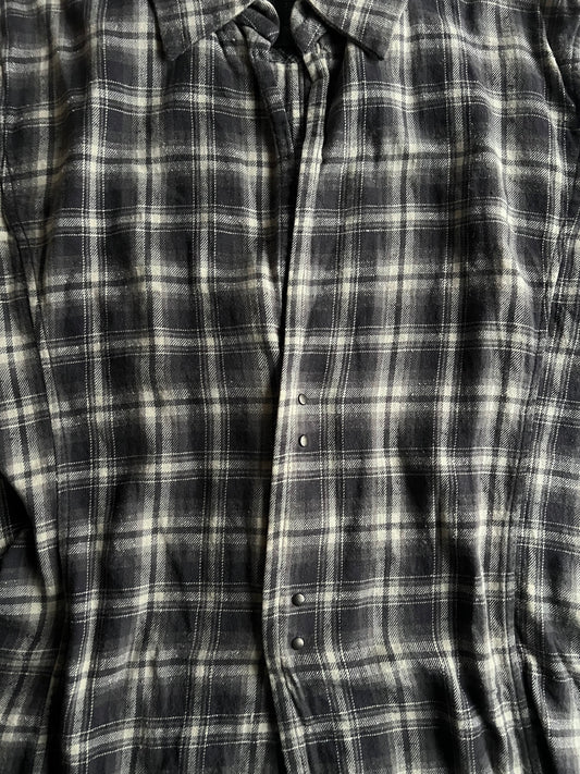 Wjk Open Clasp Flannel Shirt