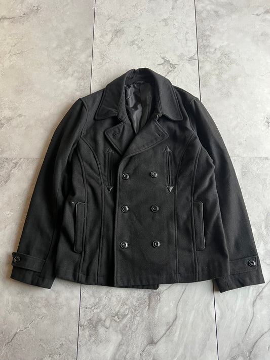 Semantic Design Double Breasted Pea Coat