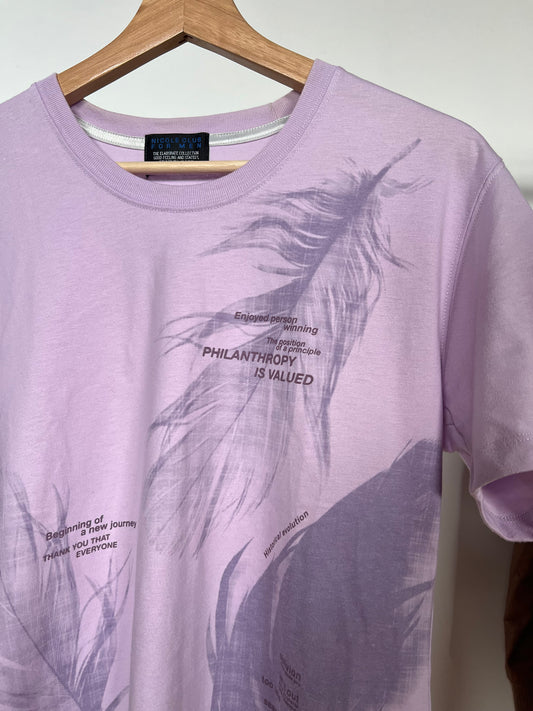 Nicole Club Feather “Poem” Tee