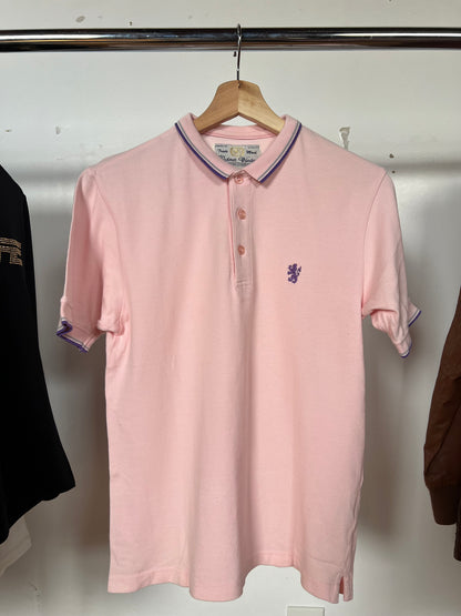 Patina Vintage Embroidered Pink Polo