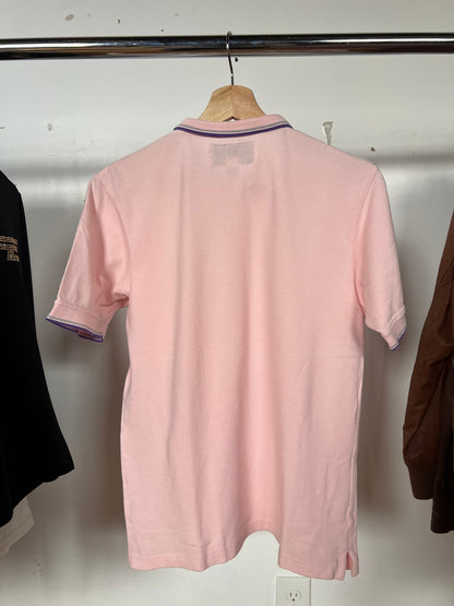 Patina Vintage Embroidered Pink Polo