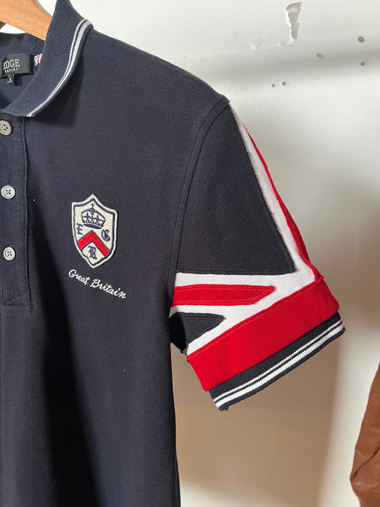 Edge Rupert Embroidered “Great Britain” Polo Tee
