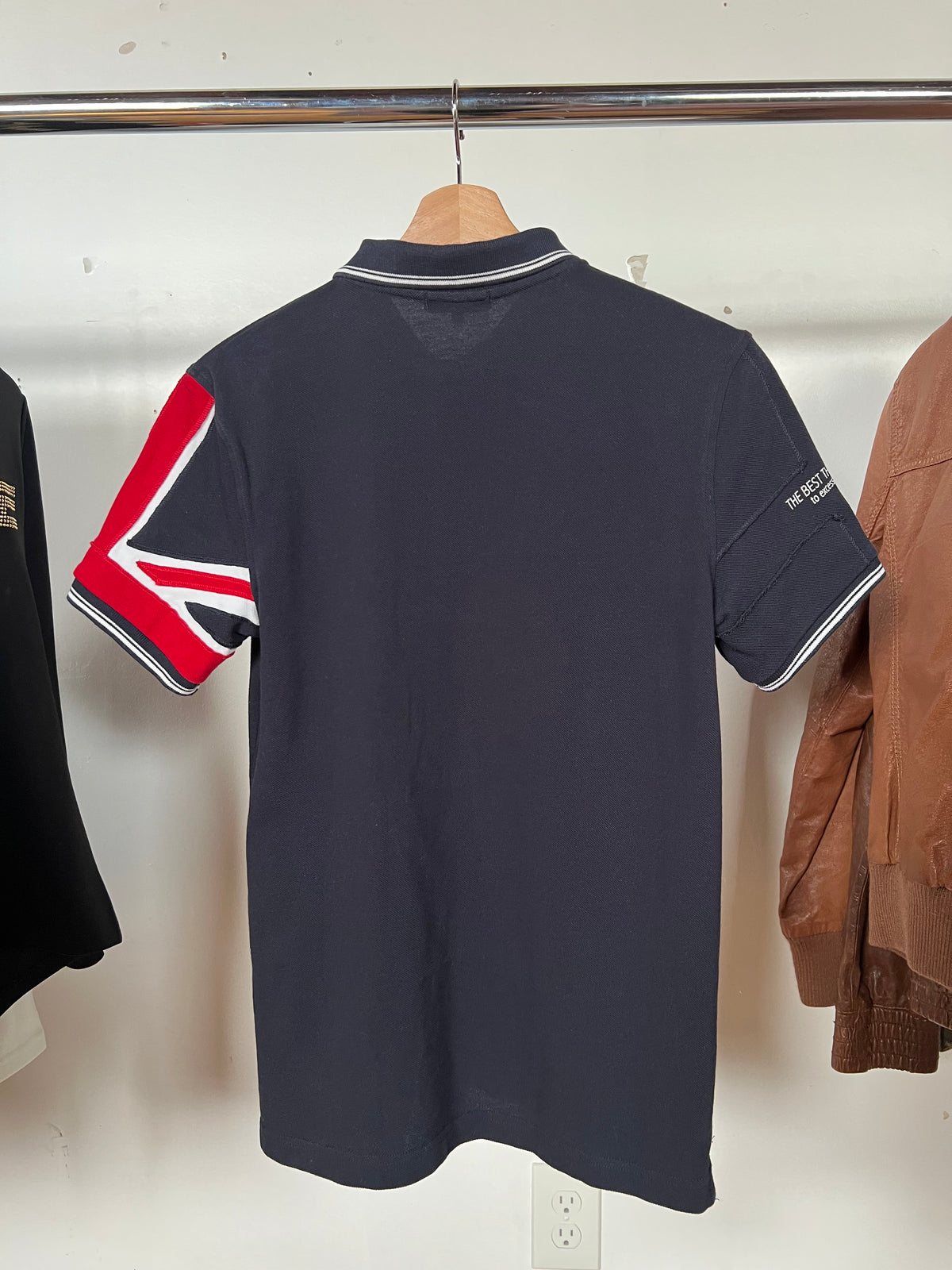 Edge Rupert Embroidered “Great Britain” Polo Tee