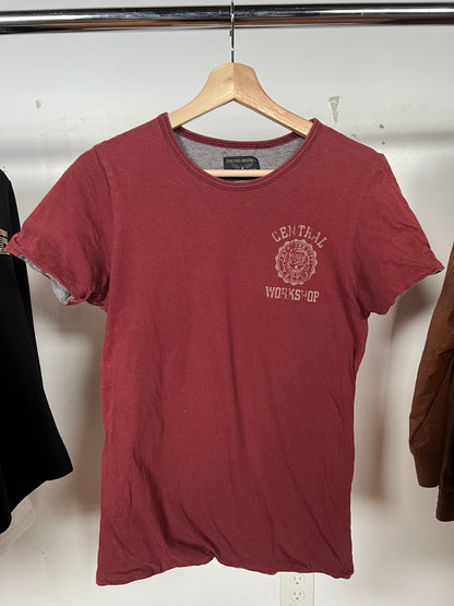 291295 Homme “Central Workshop” Double Layered Tee