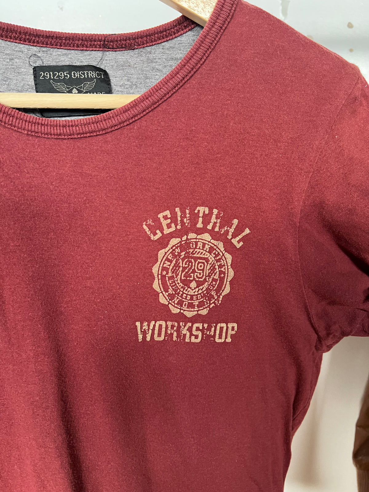 291295 Homme “Central Workshop” Double Layered Tee