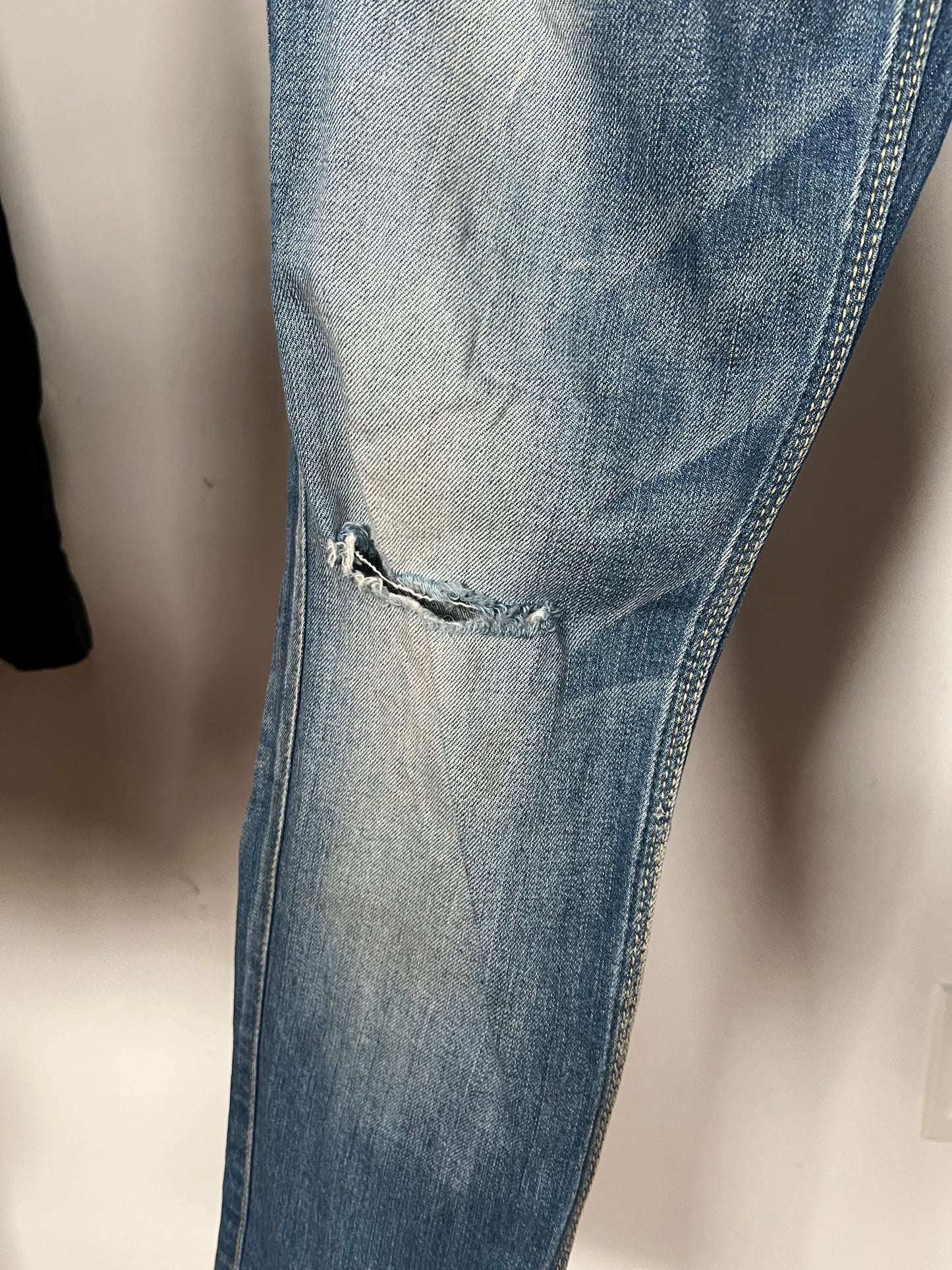 Nicole Club Distressed Skinny Bootcut Pants