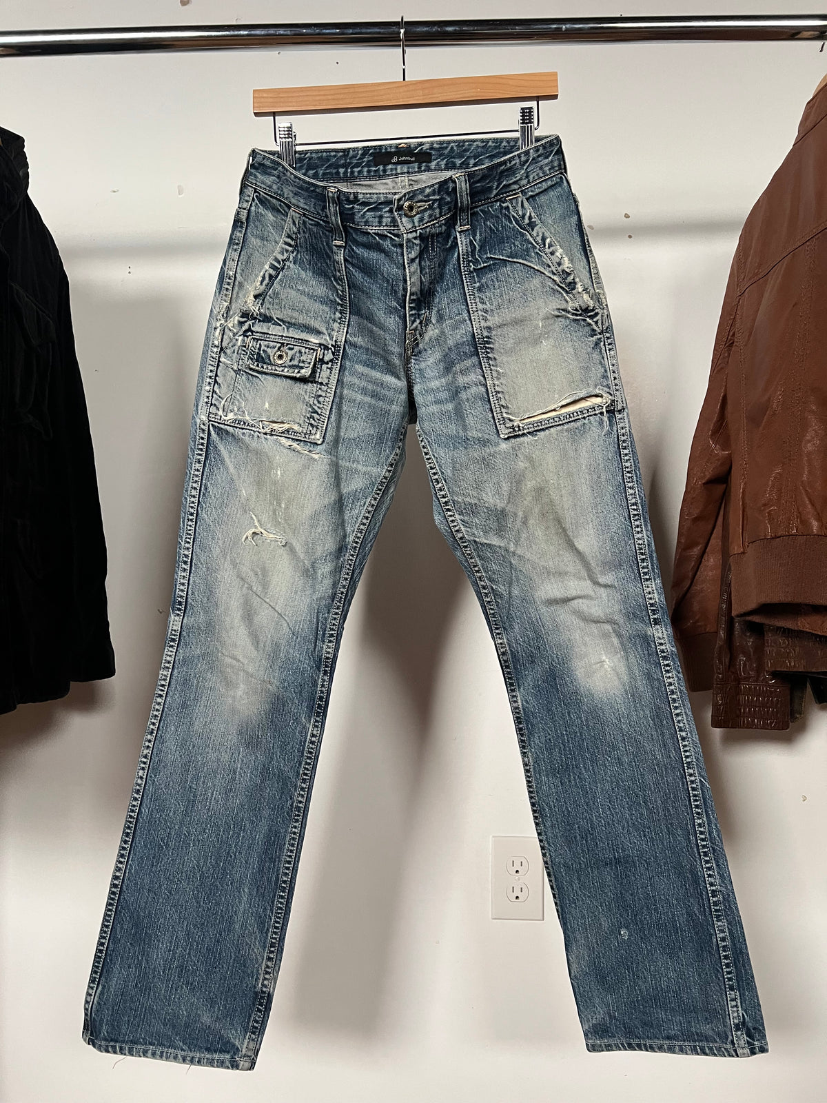 John Bull Distressed Cargo Pocket a Pants