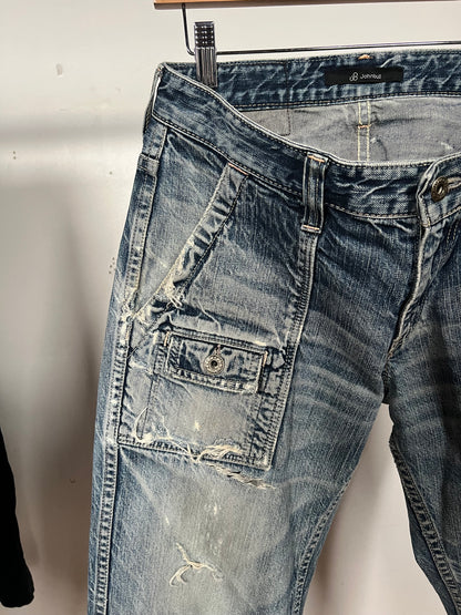 John Bull Distressed Cargo Pocket a Pants