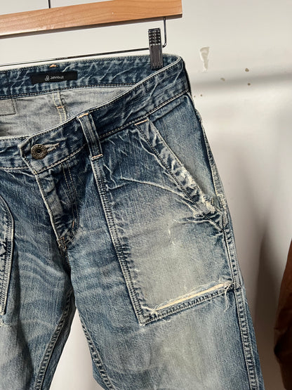John Bull Distressed Cargo Pocket a Pants
