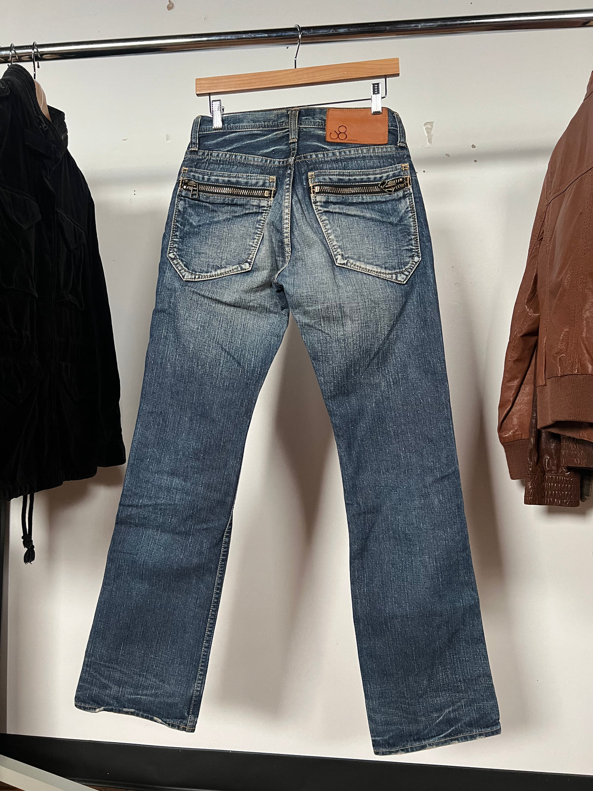 John Bull Back-Zip Whisker Washed Denim