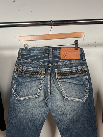 John Bull Back-Zip Whisker Washed Denim